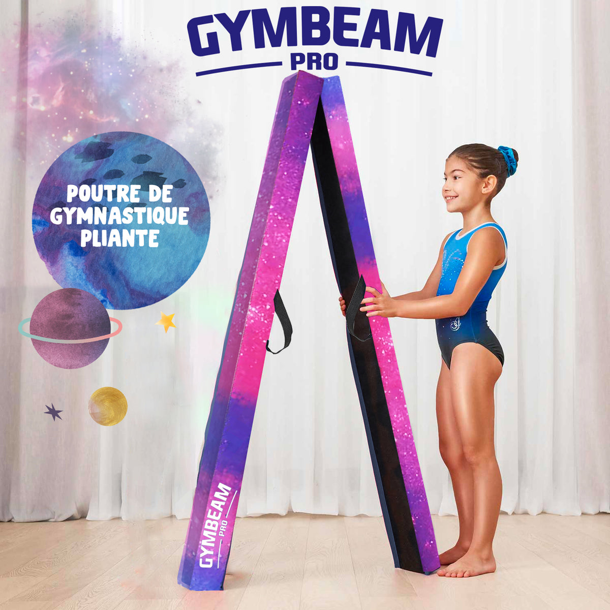 Affiche Gymnastique La Poutre